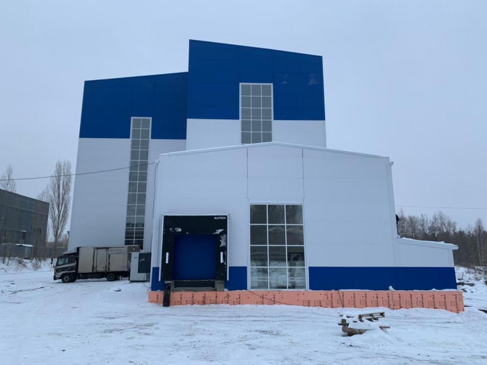 Завершается строительство производственно-складского здания с АБК для компании «Дон-Полимер» 