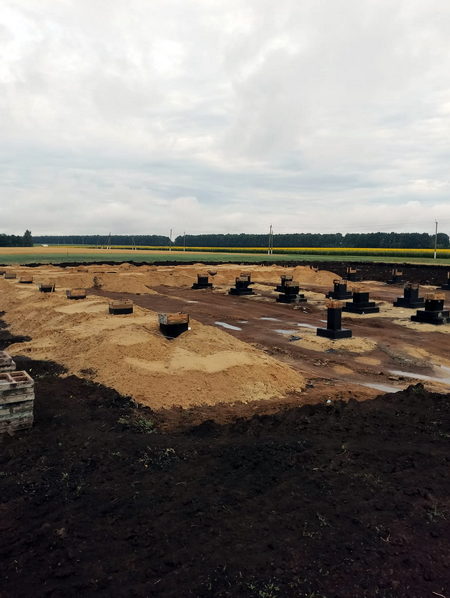 Строительство плодохранилища на 1600 тонн в Орловской области